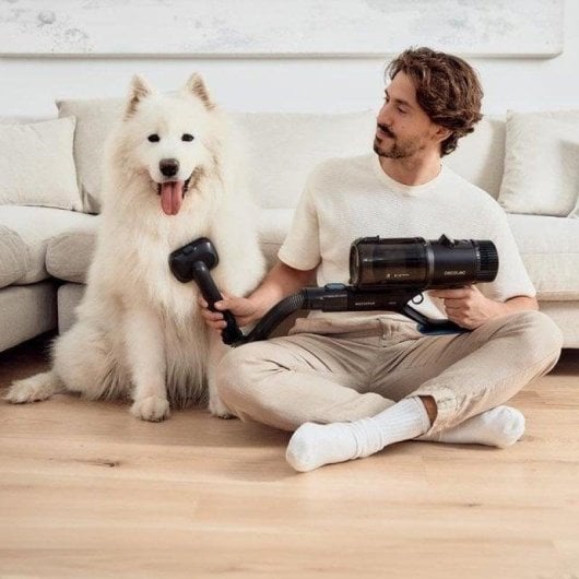 Aspirateur sans Fil Cecotec Conga Rockstar 6500 ErgoWet Animal 630W 100min Animaux Lavage