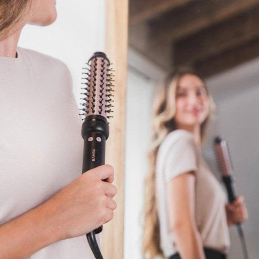 Brosse Soufflante Cecotec Bamba InstantCare Curly AirFlow Céramique 120–160°C Rotation Bidirectionnelle