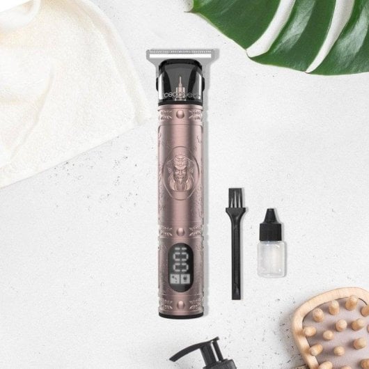 Cecotec Bamba PrecisionCare Warrior Perfiladora de Pelo con Pantalla LCD