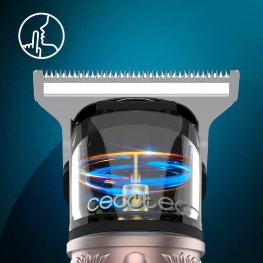 Cecotec Bamba PrecisionCare Warrior Perfiladora de Pelo con Pantalla LCD