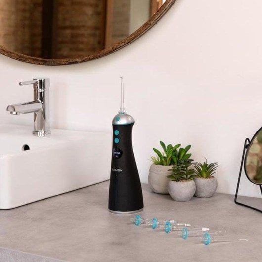 Hydropulseurs Cecotec Bamba ToothCare 1100 Jet Liberty Technologie d’impulsion 8 Niveaux d’Intensité 6 Buses