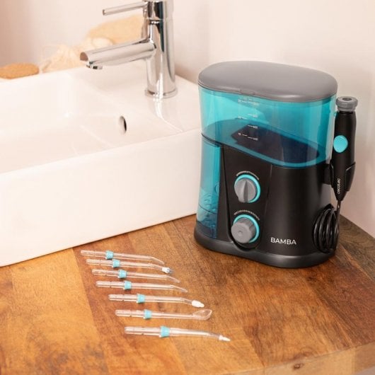Cecotec Bamba ToothCare 1200 Jet Pro Irrigador Bucal con 7 Boquillas