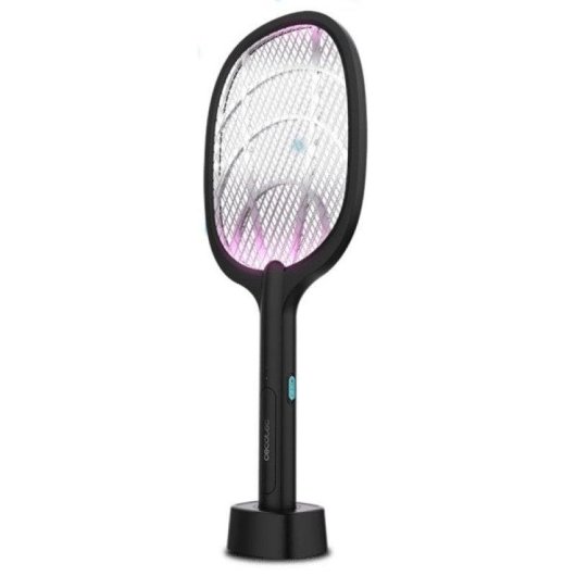 Cecotec ByeFly 1000 Paddle 2 en 1 Raqueta Mata Insectos 3000V Negra