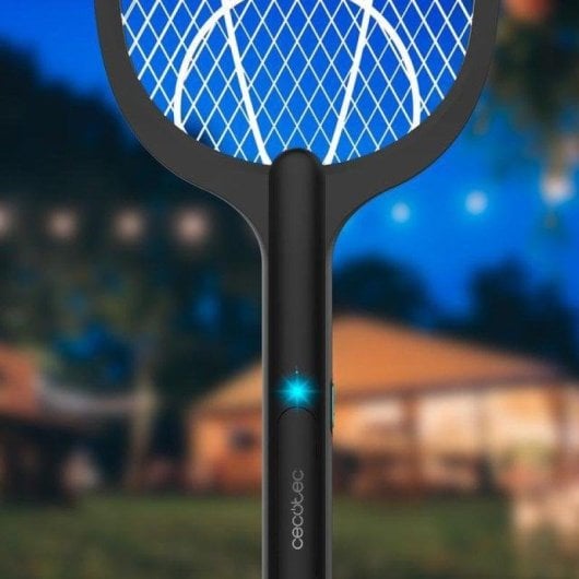 Cecotec ByeFly 1000 Paddle 2 en 1 Raqueta Mata Insectos 3000V Negra