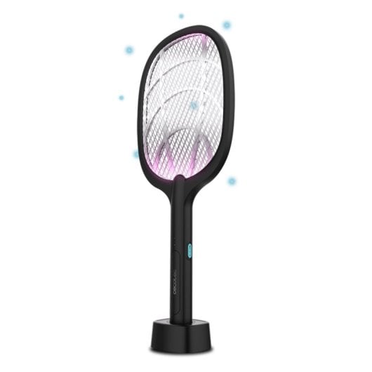 Cecotec ByeFly 1000 Paddle 2 en 1 Raqueta Mata Insectos 3000V Negra