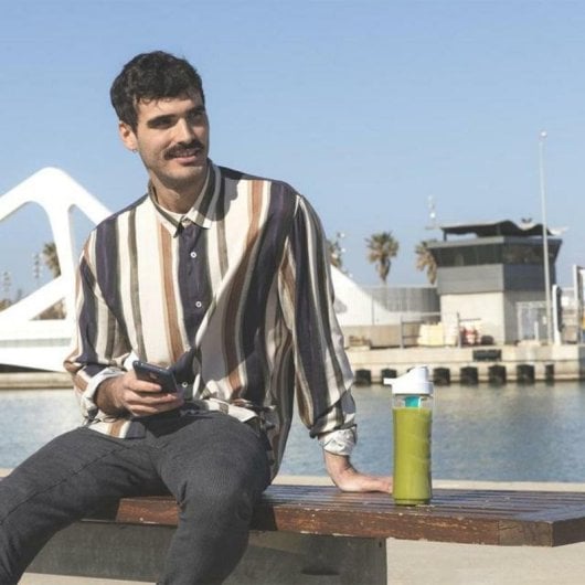 Licuadora Cecotec Power Titanium 500 EasyGo 500W 2 Copos Tritan Titânio Refrigeradores Branca