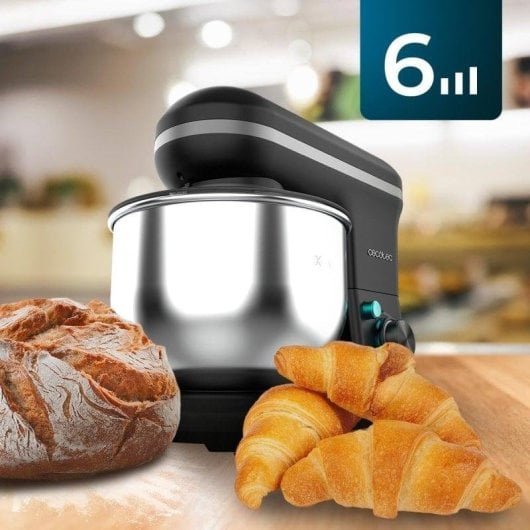 Batedeira Amasadora Cecotec Cecomixer Merengue 5L 1200 Black 6 Níveis de Potência