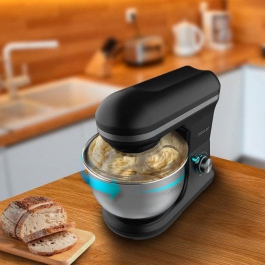 Batedeira Amasadora Cecotec Cecomixer Merengue 5L 1200 Black 6 Níveis de Potência