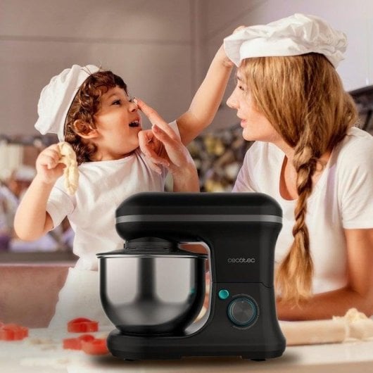 Batedeira Amasadora Cecotec Cecomixer Merengue 5L 1200 Black 6 Níveis de Potência