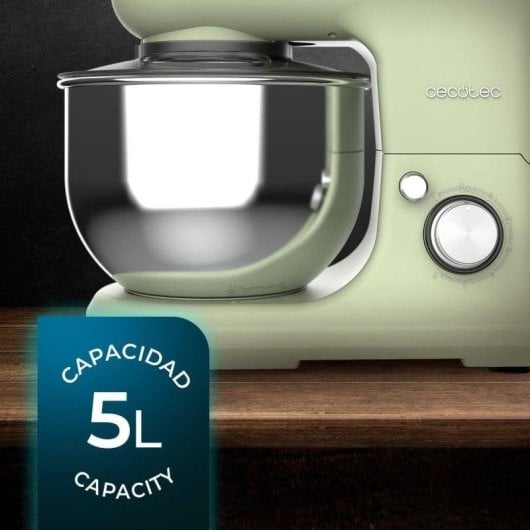 Cecotec Cecomixer Merengue 1200 Batidora Amasadora 5L Verde