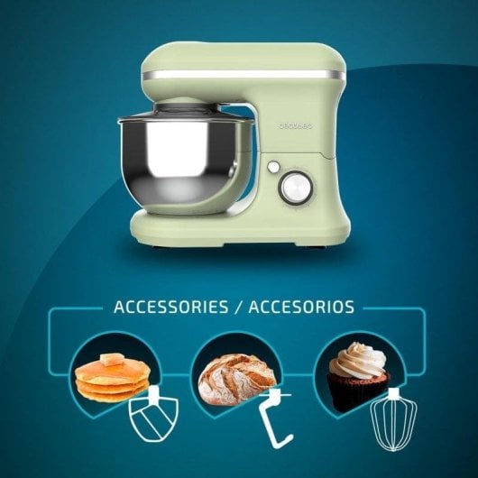 Cecotec Cecomixer Merengue 1200 Batidora Amasadora 5L Verde