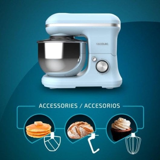 Impastatrice Cecotec Cecomixer Merengue 5L 6 Velocità Movimento Planetario Blu