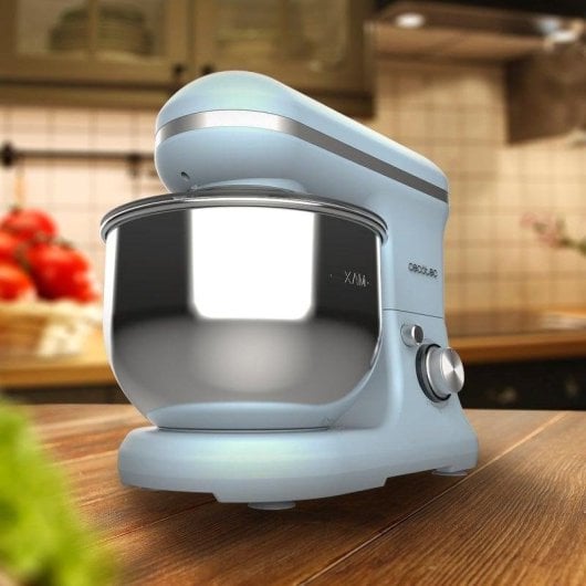 Impastatrice Cecotec Cecomixer Merengue 5L 1200 Blue con Funzione Gelato e 6 Velocità