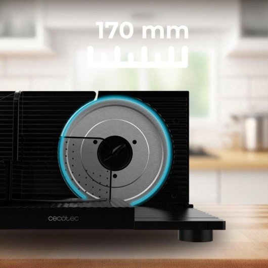 Cecotec Rock’nCut Shuriken Cortafiambres Plegable 150W con Disco de 170mm y Ajuste 0-15mm