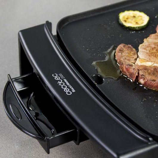 Cecotec Black&Water 2150 Plancha de Asar Eléctrica Negra