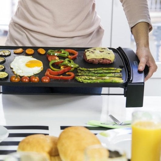 Cecotec Black&Water 2150 Plancha de Asar Eléctrica Negra