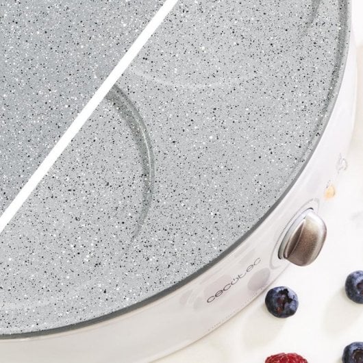 Cecotec Fun Crepestone Twin Crepera 30.5 cm 1200W Blanca