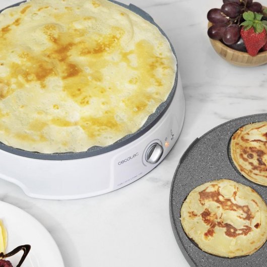 Cecotec Fun Crepestone Twin Crepera 30.5 cm 1200W Blanca