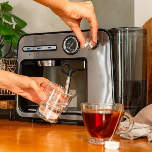 Cecotec Power Espresso 20 Square Pro Máquina de Café Expresso 20 Bar 1450W