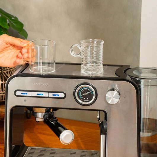 Cecotec Power Espresso 20 Square Pro Máquina de Café Expresso 20 Bar 1450W