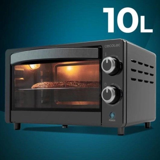 Cecotec Bake&Toast 1090 Black Horno de Sobremesa 10L 1000W Negro