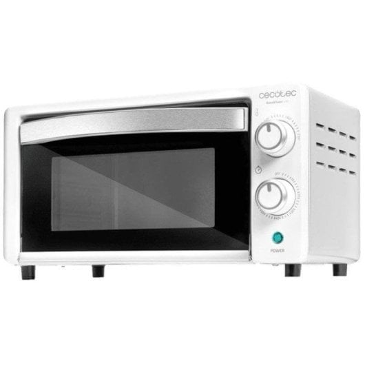 Mini Forno Cecotec Bake&Toast 1090 White 10L 1000W Temporizador Vidro Duplo Branco