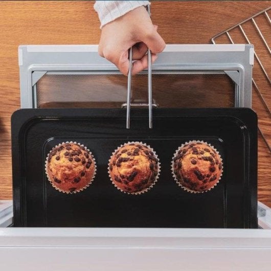 Horno elétrico Cecotec Bake&Toast 1090 White 10L Branco porta dupla acessórios