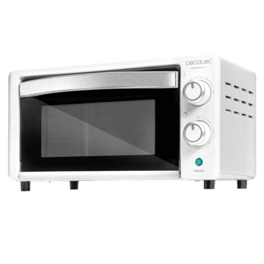 Mini Forno Cecotec Bake&Toast 1090 White 10L 1000W Temporizador Vidro Duplo Branco