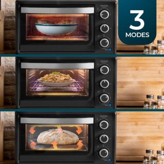 Cecotec Bake&Toast 2300 Black Horno de Sobremesa 23L 1500W Negro