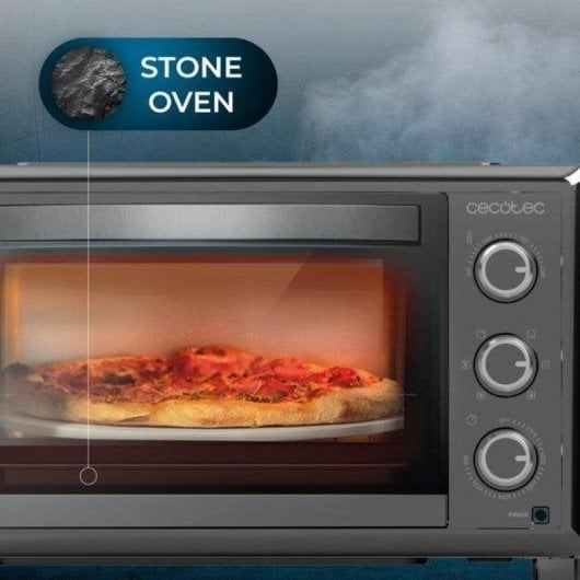 Cecotec Bake&Toast 2600 Black 4Pizza Horno de Sobremesa 26L 1500W Negro