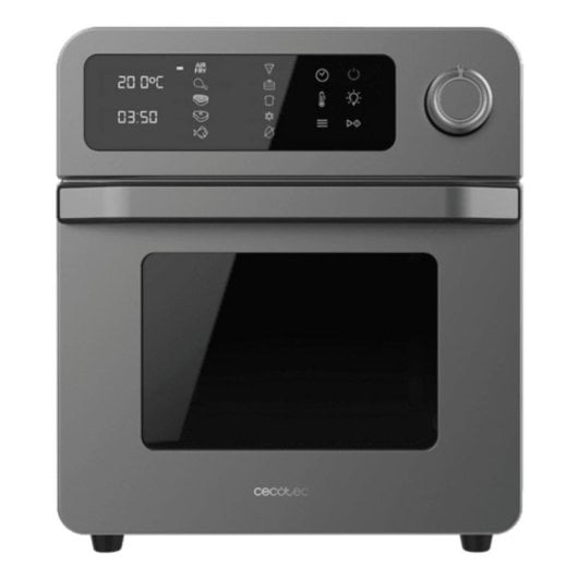 Cecotec Bake&Fry 1500 Touch Horno Freidora de Aire de Sobremesa 15L 1700W Acero Inoxidable
