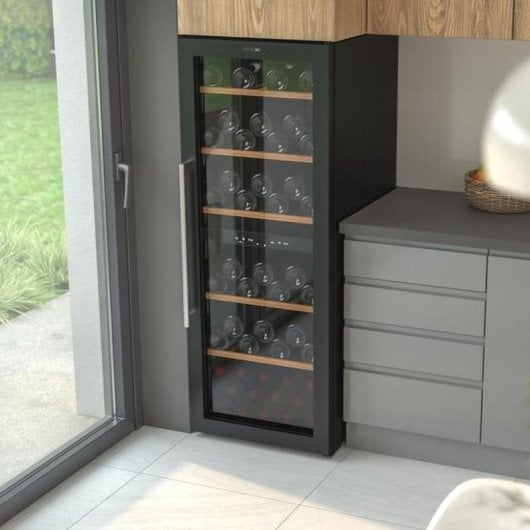 Weinkühlschrank Cecotec GrandSommelier Duo 77000 Black 77 Flaschen LED Touch