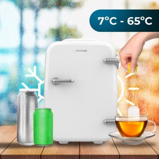 Cecotec Bolero MiniCooling 4L Havana Mini frigorifero portatile 12V Bianco