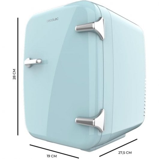 Cecotec Bolero MiniCooling 4L Habana Frigorífico Mini Portátil 12V Azul Claro