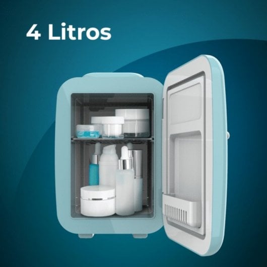Cecotec Bolero MiniCooling 4L Habana Frigorífico Mini Portátil 12V Azul Claro