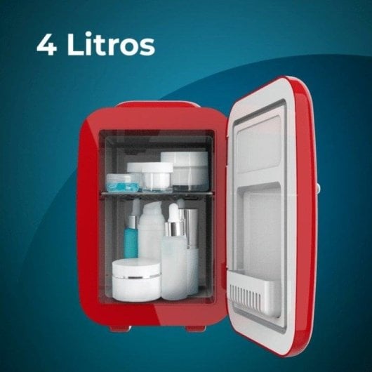 Cecotec Bolero MiniCooling 4L Habana Frigorífico Mini Portátil 12V Rojo