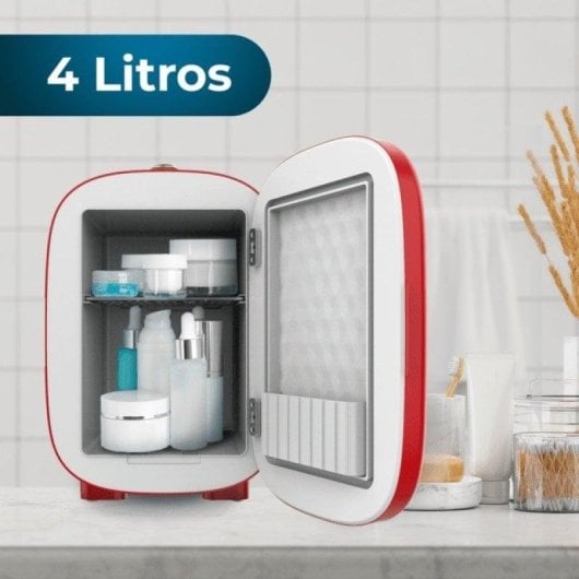 Frigorifero Cecotec Bolero MiniCooling 4L Bora Portatile Rosso 12V/220V Termoregolazione