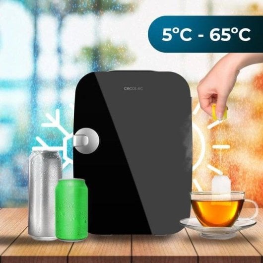 Frigorifero Cecotec Bolero MiniCooling 4L Río Nero Portatile 12V-220V Riscaldamento e Raffreddamento