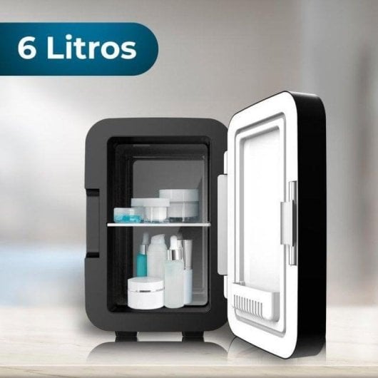 Frigorífico Mini Portátil Cecotec Bolero MiniCooling 6L Bahamas Preto 12V-220V Aquecimento e Refrigeração