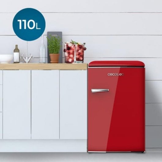 Cecotec Bolero CoolMarket TT Origin 110 Frigorífico Mini E Rojo