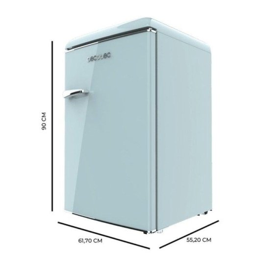 Réfrigérateur Mini Vintage Cecotec Bolero CoolMarket TT Origin 110 Defrost 90 cm 110 L E Bleu