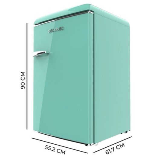 Cecotec Bolero CoolMarket TT Origin 110 Frigorífico Mini E Azul Turquesa