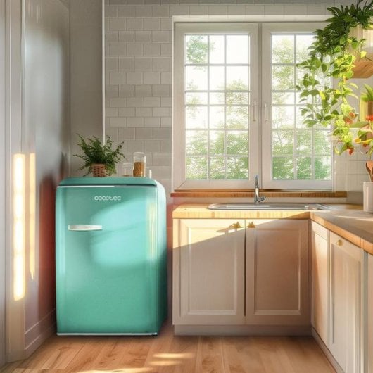 Cecotec Bolero CoolMarket TT Origin 110 Frigorífico Mini E Azul Turquesa