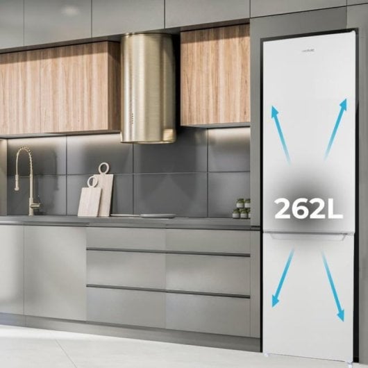 Cecotec Bolero CoolMarket Combi 262 Frigorífico Combi E Blanco