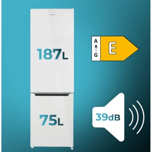 Cecotec Bolero CoolMarket Combi 262 Frigorífico Combi E Blanco