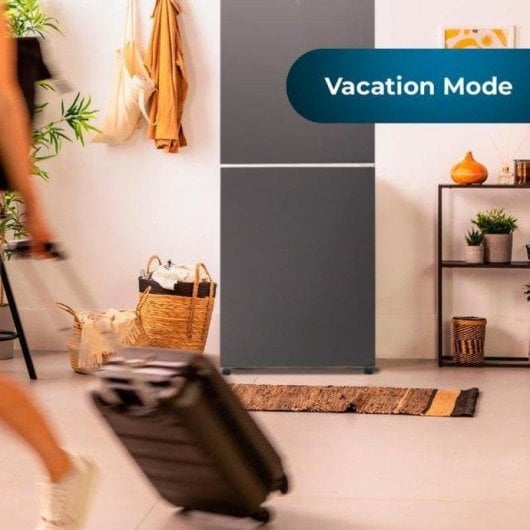 Frigorífico Combi Cecotec Bolero CoolMarket Combi 322 Total No Frost 185cm 322L D Gris Cristal