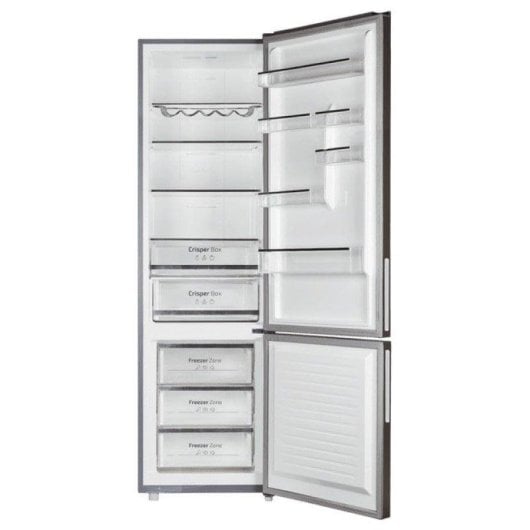 Cecotec Bolero CoolMarket Combi 356 Frigorífico Combi No Frost D Gris Cristal