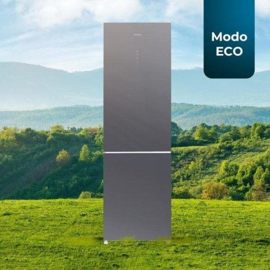 Cecotec Bolero CoolMarket Combi 356 Frigorífico Combi No Frost D Gris Cristal