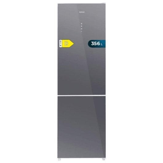 Cecotec Bolero CoolMarket Combi 356 Frigorífico Combi No Frost D Gris Cristal