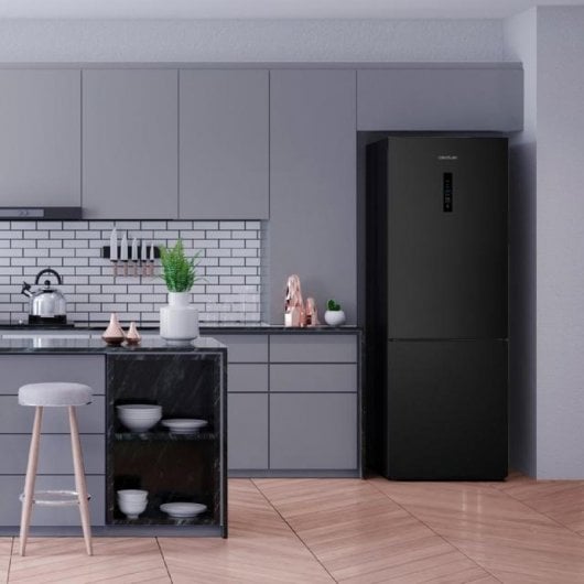 Cecotec Bolero CoolMarket Combi 495 Frigorífico Combi No Frost E Negro